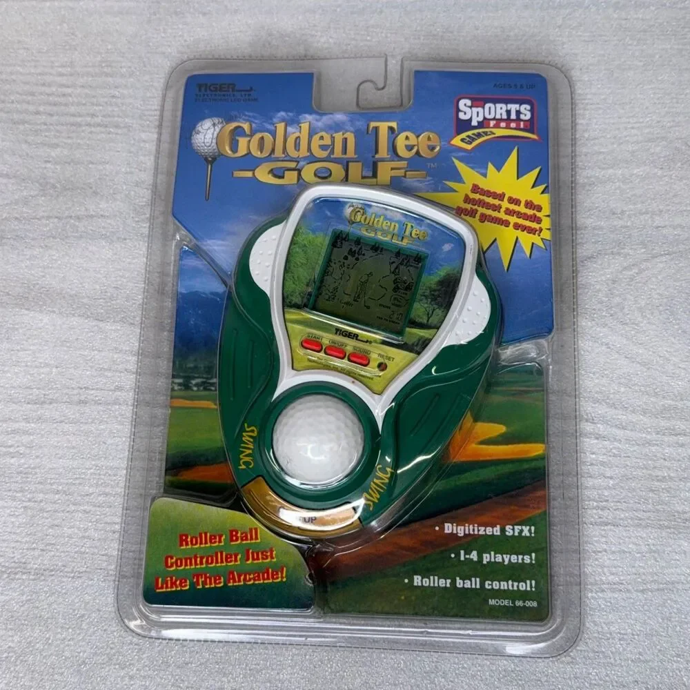 Vintage 1999 Tiger Sports Classic Golden Tee Golf Electronic Handheld Game NEW